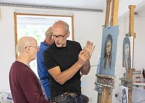 Portrait Painting with Andrew James